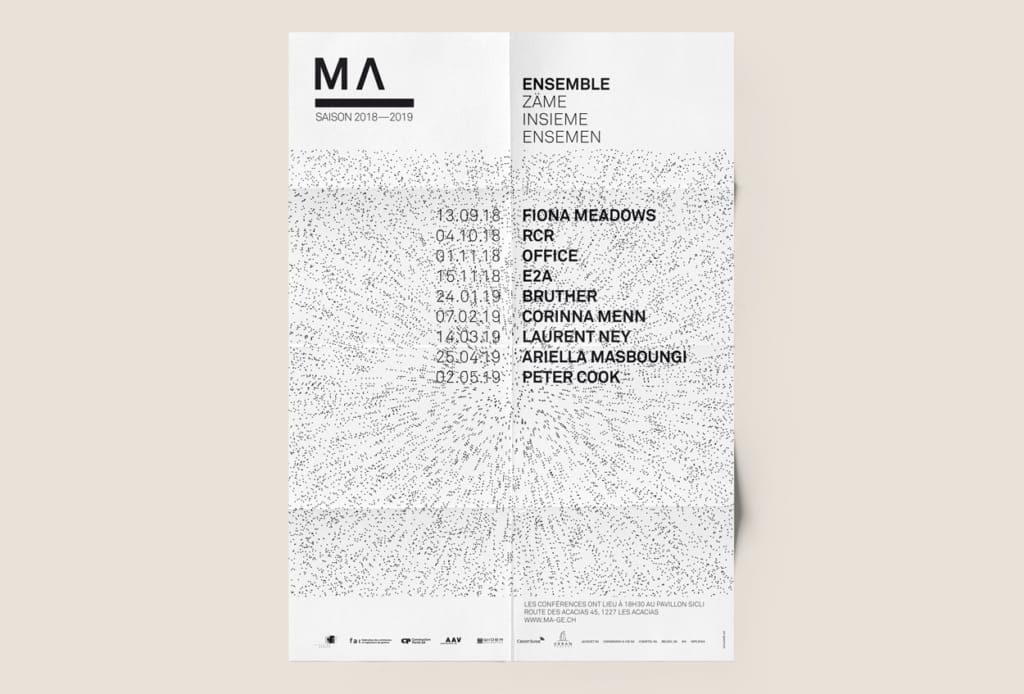 MAISON DE L'ARCHITECTURE Genève, architecture, swiss poster