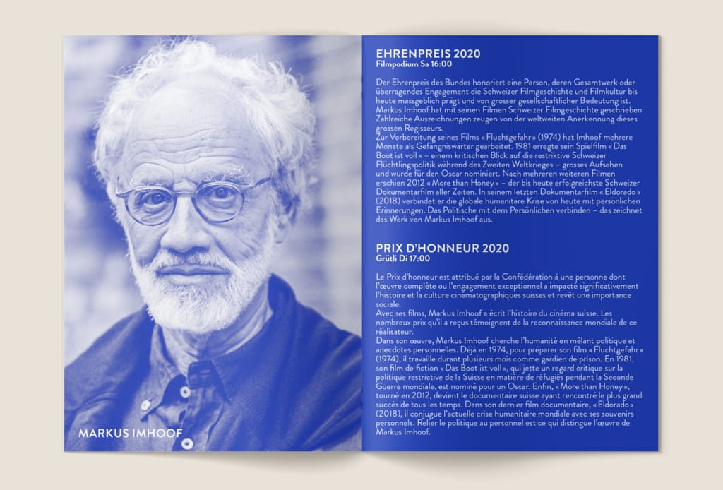 Prix du Cinéma Suisse 2020. Schweizer Filmpreis 2020