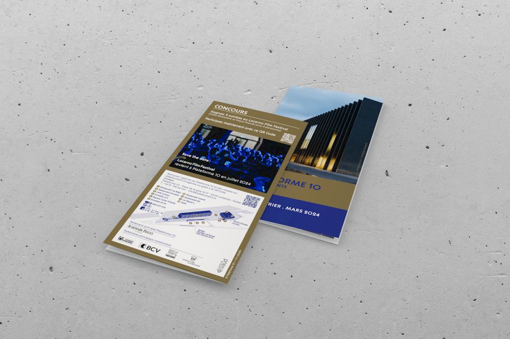 Plateforme 10 lausanne flyer affiche plateforme 10
