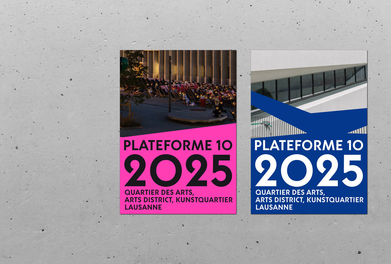 Plateforme 10 lausanne flyer affiche plateforme 10