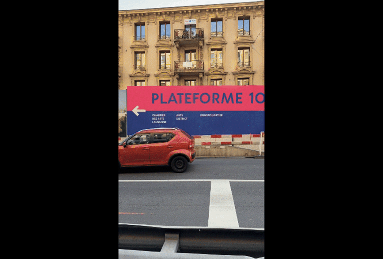 Plateforme 10 lausanne flyer affiche plateforme 10 habillage cff