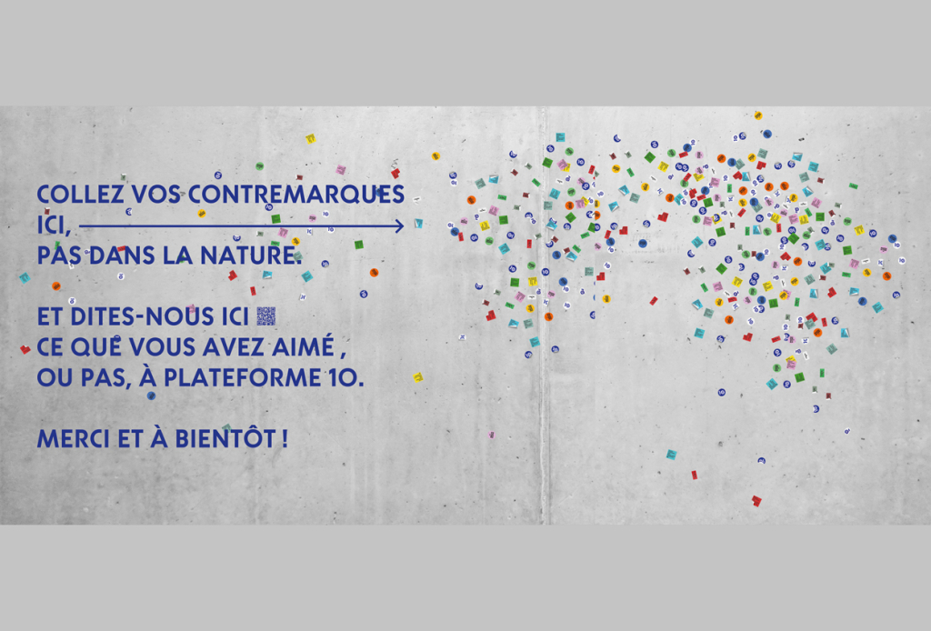 Plateforme 10 lausanne flyer affiche plateforme 10